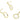 Push Back Stud Earring - Brass - 316 stainless steel stud - 18K Real Gold Plating - 3.4gr - MJ101316 - MinjuanRong
