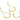 Push Back Stud Earring - Brass - 316 stainless steel stud - 18K Real Gold Plating - 7.5gr - MJ101333 - MinjuanRong