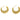 Push Back Stud Earring - Brass - Imitation Silver Stud - 18K Real Gold Plating - 9.2gr - MJ103099 - MinjuanRong