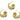 Push Back Stud Earring - brass - 316 stainless steel surgical stud - 18k Real Gold Plating - 9.04gr - MJ200821 - MinjuanRong