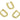 English Lock Earring - Brass - 18K Real Gold Plating - 3.8gr - MJ101364 - MinjuanRong