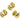 Huggie Hoop Wire Earring - Brass - Zircon - 18k Real Gold Plating - 5.5gr - MJ201734 - MinjuanRong