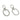 Push Back Stud Earring - Brass - Imitation Silver Stud - 18K Real White Gold Plating - 6.4gr - MJ103104 - MinjuanRong