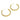 Push Back Stud Earring - Brass - Stainless steel stud - 18k Real Gold Plating - 12.2gr - MJ102146 - MinjuanRong