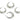 Push Back Stud Earring - Brass - Imitation Silver Stud - 18K Real White Gold Plating - 7.3gr - MJ103015 - MinjuanRong