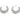 Push Back Stud Earring - Brass - Imitation Silver Stud - 18K Real White Gold Plating - 9.1gr - MJ103101 - MinjuanRong