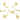 Push Back Stud Earring - brass - steel stud - 18k Real Gold Plating - 2.46gr - MJ200951 - MinjuanRong