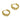 Huggie Hoop Wire Earring - Brass - Zircon - 18k Real Gold Plating - 3.9gr - MJ201859 - MinjuanRong