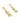 Push Back Stud Earring - BRASS - 316 STAINLESS STEEL STUD - 18K Real Gold Plating - 13.7gr - MJ101345 - MinjuanRong