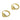 Huggie Hoop Wire Earring - Brass - 316 stainless steel stud -18k Real Gold Plating - 4.1gr - MJ201745 - MinjuanRong
