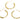 Push Back Stud Earring - BRASS - S925 Silver Stud - 18k Real Gold Plating - 6.34gr - MJ200839 - MinjuanRong