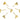 Push Back Stud Earring - BRASS - 316 Stainless Steelstud - 18k Real Gold Plating - 3.35gr - MJ201110 - MinjuanRong