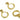 Huggie Hoop Wire Earring - Brass - Zircon - 18k Real Gold Plating - 3.6gr - MJ201872 - MinjuanRong
