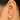 Push Back Stud Earring - Brass - Imitation Silver Stud - Imitation Pearl - 18K Real Gold Plating - 2.1gr - MJ103114 - MinjuanRong