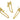 Push Back Stud Earring - Brass - Brass Studzircon - 18k Real Gold Plating - 6.62gr - MJ200903 - MinjuanRong