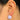 Push Back Stud Earring - Brass - Imitation Silver Stud - Enamel - 18K Real Gold Plating - 9.1gr - MJ103145 - MinjuanRong