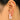 Huggie Hoop Wire Earring - Brass - Enamel - 18K Real Gold Plating - 6.8gr - MJ103137 - MinjuanRong
