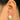 Push Back Stud Earring - Brass - Enamel - 18K Real Gold Plating - 4.3gr - MJ103151 - MinjuanRong