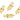 Push Back Stud Earring - Brass - Imitation Silver Stud - 18K Real Gold Plating - 5.3gr - MJ103108 - MinjuanRong