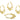 Clasp Back Earrings - Brass - 925 Silver Stud - 18K Real Gold Plating - 5.5gr - MJ103111 - MinjuanRong