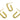 Push Back Stud Earring - Stainless Steel - 316 stainless steel stud - Gold Tone Vacuum Plating - 5.2gr - MJ101117 - MinjuanRong