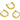 Huggie Hoop Wire Earring - Stainless Steel - 316 stainless steel stud - Gold Tone Vacuum Plating - 4.7gr - MJ101113 - MinjuanRong