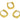 Huggie Hoop Wire Earring - Stainless Steel - 316 stainless steel stud - Gold Tone Vacuum Plating - 4.7gr - MJ101125 - MinjuanRong