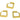 Huggie Hoop Wire Earring - Stainless Steel - 316 stainless steel stud - Gold Tone Vacuum Plating - 4.7gr. - MJ101134 - MinjuanRong
