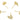 Push Back Stud Earring - Brass - Zircon - White Jade - 18K real gold plated brass - 3.1gr - MJ101066 - MinjuanRong