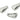 Push Back Stud Earring - Brass - 316 Stainless Steel Stud - 18K Real White Gold Plating - 11.2gr - MJ103908 - MinjuanRong