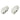 Push Back Stud Earring - Brass - 316 Stainless Steel Stud - 18K Real White Gold Plating - 12gr - MJ103916 - MinjuanRong