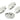Push Back Stud Earring - Brass - 316 Stainless Steel Stud - 18K Real White Gold Plating - 12gr - MJ103916 - MinjuanRong