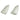 Push Back Stud Earring - Brass - 316 Stainless Steel Stud - 18K Real White Gold Plating - 15.9gr - MJ103966 - MinjuanRong