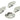 Push Back Stud Earring - Brass - 316 Stainless Steel Stud - 18K Real White Gold Plating - 8.8gr - MJ103946 - MinjuanRong