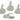 Push Back Stud Earring - Brass - 316 Stainless Steel Stud - 18K Real White Gold Plating - 13gr - MJ103956 - MinjuanRong