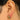 Huggie Hoop Wire Earring - Brass - Zircon - 18k real gold plated brass - 6.54gr - MJ201193 - MinjuanRong