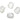 Push Back Stud Earring - Imitation Silver Stud - Brass - Sea Shell - 18K Real White Gold Plating - 2.6gr - MJ102980 - MinjuanRong