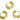 Huggie Hoop Wire Earring - Brass - Cubic Zircon - 18K Real gold plating - 5gr. - MJ102075 - MinjuanRong
