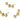Push Back Stud Earring - Brass - 925 Sliver stud - Zircon - 18K Real Gold Plating - 4gr - MJ101273 - MinjuanRong