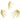Push Back Stud Earring - Brass - 316 stainless steel stud - 18K Real gold plating - 5gr. - MJ102072 - MinjuanRong