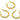 Hinged Back Earring - BRASS - 316 STAINLESS STEEL STUD - 18K Real Gold Plating - 6.6gr - MJ101289 - MinjuanRong