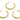 Push Back Stud Earring - Brass - Silver-plated cupronickel - 18k Real Gold Plating - 6.59gr - MJ200968 - MinjuanRong