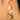 Push Back Stud Earring - Brass - 316stainless steel stud - 18k real gold plating - 17.1gr - MJ103177 - MinjuanRong
