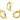 Push Back Stud Earring - brass - 925 silver needle - 18k Real Gold Plating - 5.94gr - MJ200970 - MinjuanRong