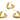 Push Back Stud Earring - Brass - 925 silver stud - 18k Real Gold Plating - 11.68gr - MJ200969 - MinjuanRong
