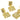 Push Back Stud Earring - brass - 925 silver needle - 18k Real Gold Plating - 13.4gr - MJ200965 - MinjuanRong