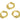 Hinged Back Earring - Brass - 18k Real Gold Plating - 5.3gr - MJ201450 - MinjuanRong