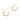 Push Back Stud Earring - Brass - Stainless steel - 18k Real Gold Plating - 3.1gr - MJ201252 - MinjuanRong