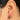 Push Back Stud Earring - Brass - Cubic Zircon - 316 Stainless Steel Stud - 18K Real Gold Plating - Peridot (CZ-15)D-Amethyst (CZ-10) - 4.2gr - MJ101724 - MinjuanRong