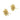 Push Back Stud Earring - Brass - Brass Stud - Zircon - 18k Real Gold Plating - 5.38gr - MJ200941 - MinjuanRong